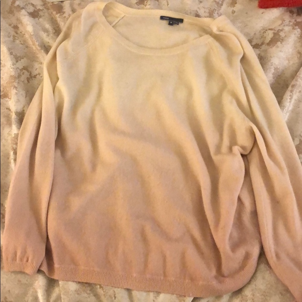 Vince two tone nude sweater | size medium